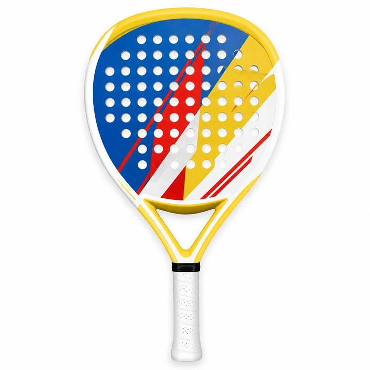 Factory 12K Carbon Fiber Padel Racket Durable Lightweight Custon Brand For Adults
