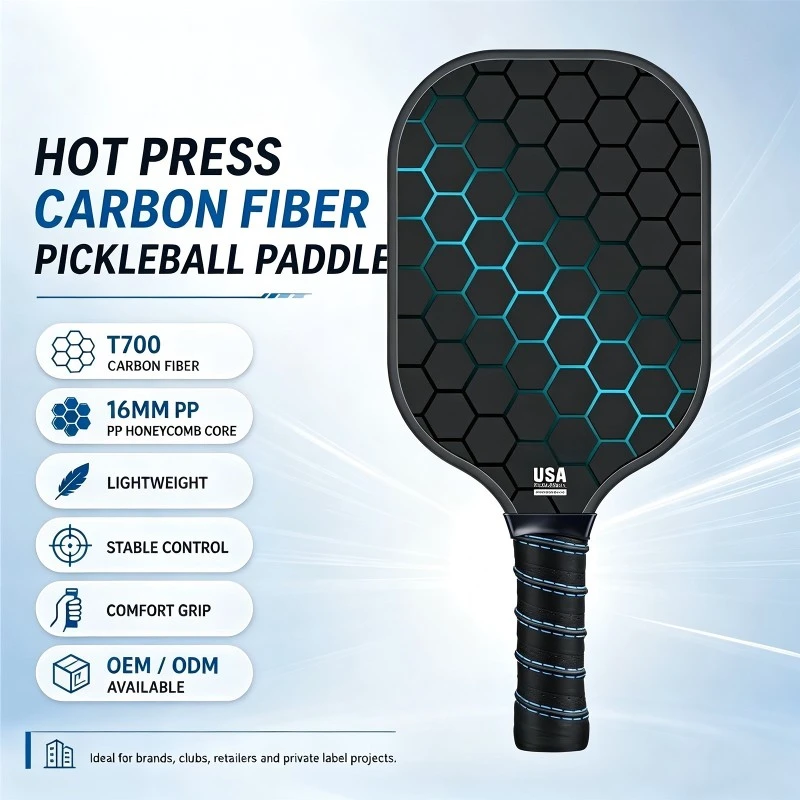 OEM Private Label T700 Carbon Fiber USAPA Approved pickleball paddle OEM Private Label T700 Carbon Fiber USAPA Approved pickleball paddle